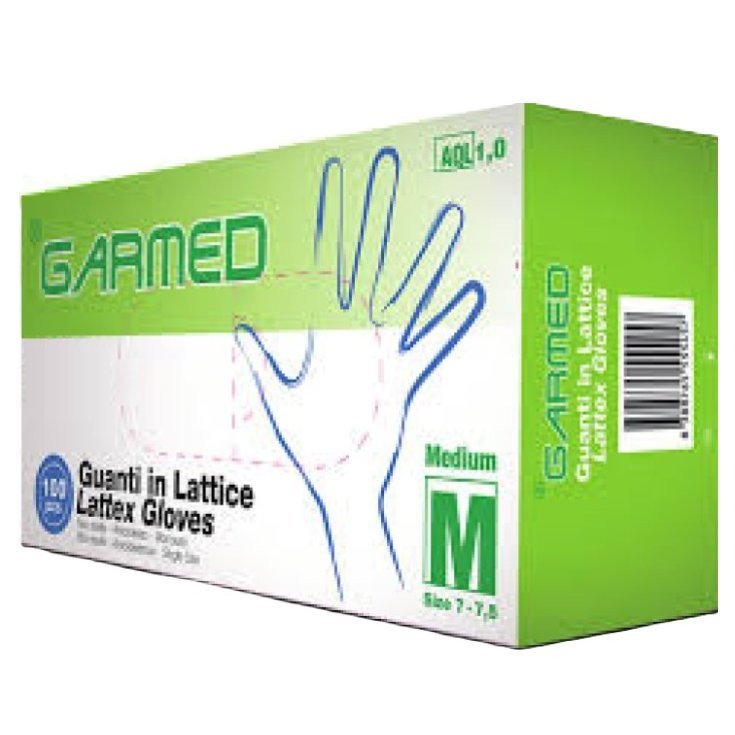 POWDERED LATEX GLOVE L 100PCS