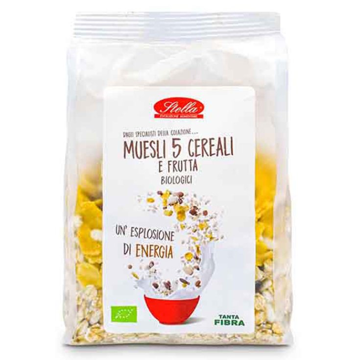 Stella Muesli 5 Cereali E Frutta Biologici 500g