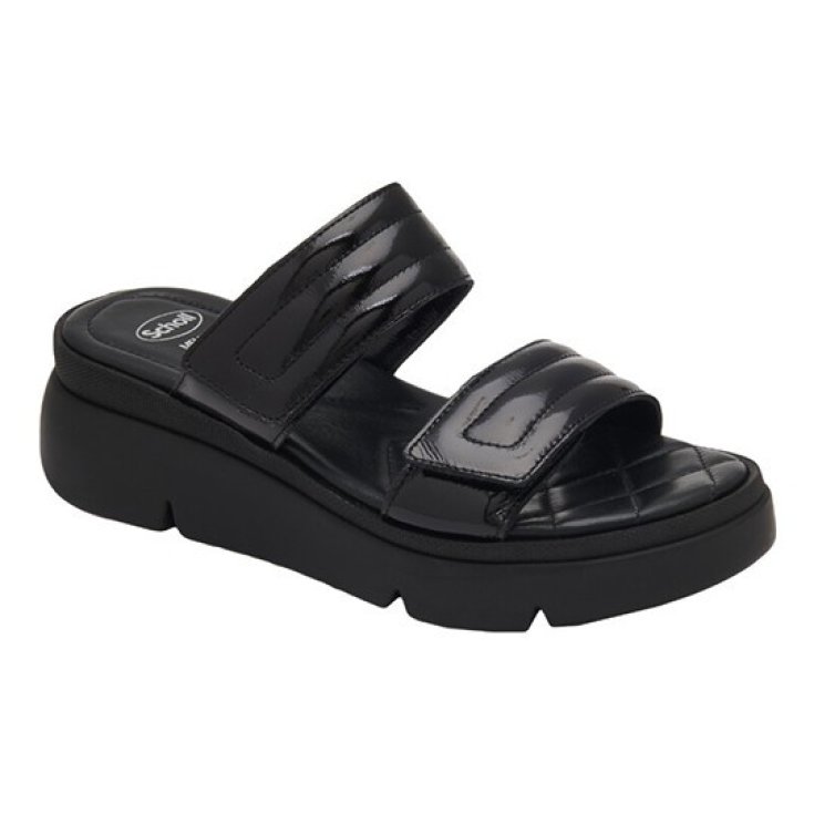 Scholl's Sandali Bali 2S Pat Lea W Nero Taglia 37