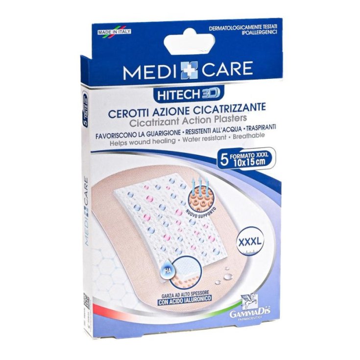 GammaDis Cerotti Cicatrizzanti 10x15 cm 5 Pezzi