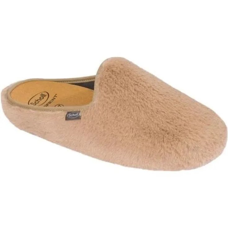 Scholl's Maddy Ciabatta da Donna in Pelliccia Sintetica Verde 40