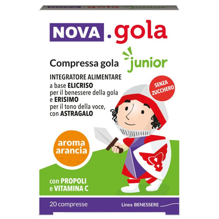 Nova Gola Junior Arancia 20 Compresse