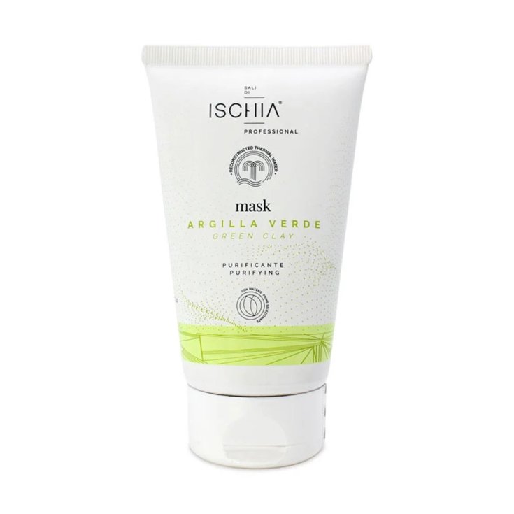 Ischia Maschera Viso Argilla Verde Purificante per Pelli Miste e Grasse