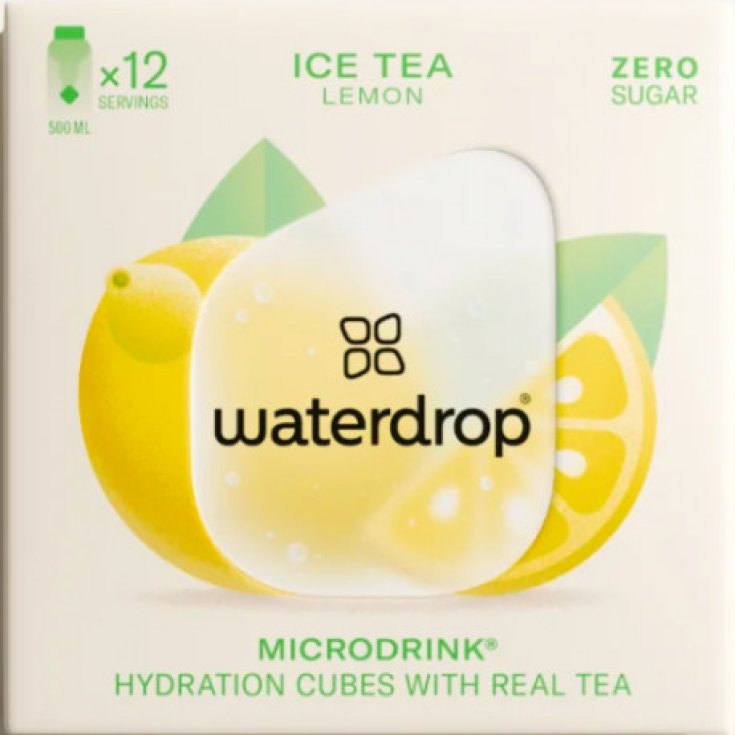 Waterdrop Ice Tea Limone 12 Cubetti