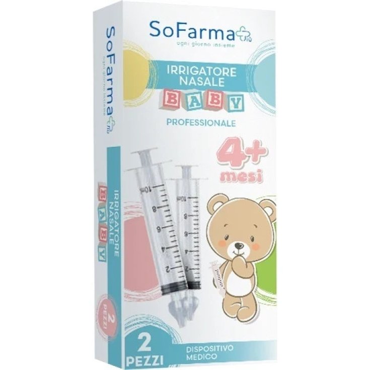 Sofarmapiu' Irrigatore Nasale Baby 2 Pezzi