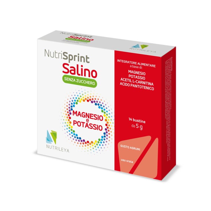 Nutrileya Nutrisprint Energy Salino Integratore Alimentare 14 Bustine