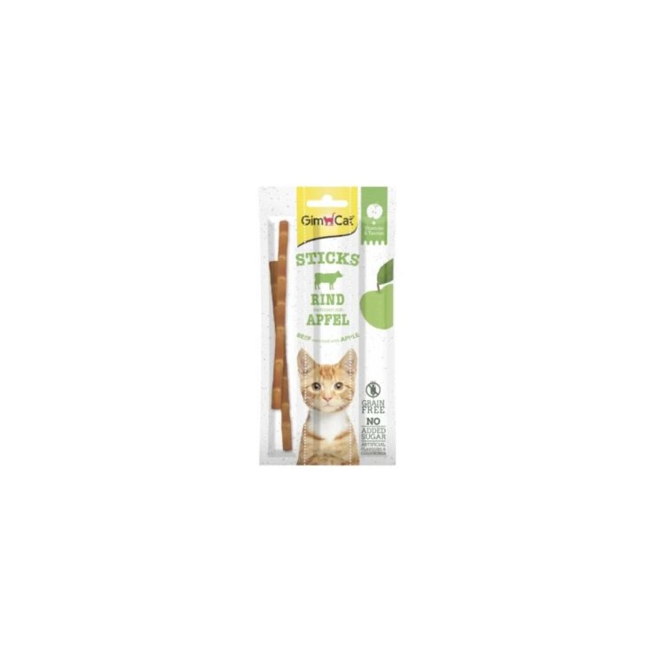 GIMCAT STICKS MANZO&AROM MELA