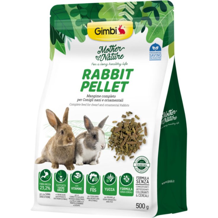 GIMBI MN RABBIT PELLET 500G