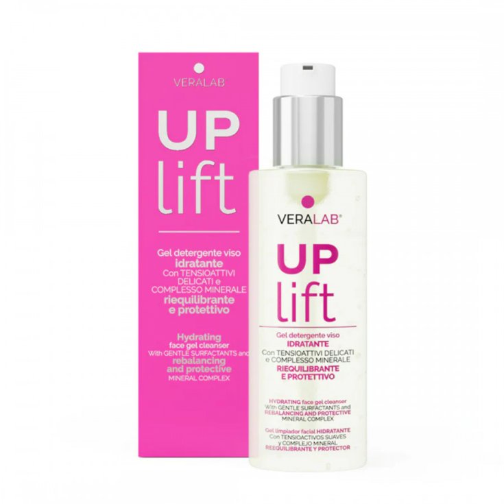 Veralab Uplift Gel Detergente Viso Idratante, 150 ml