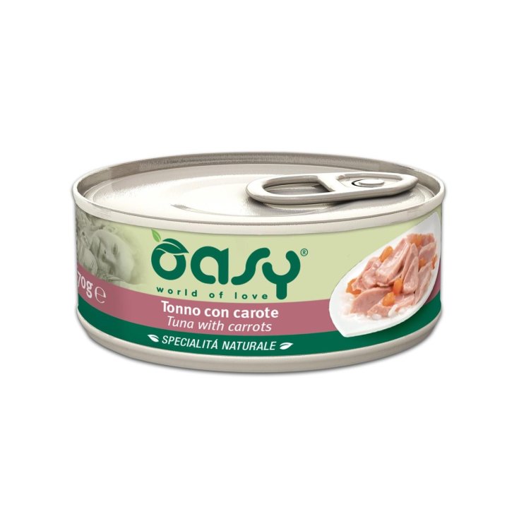 OASY WET CAT TUNA/CARROTS 70G