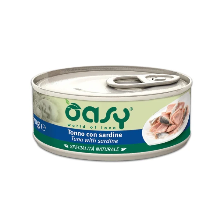 OASY WET CAT TUNA/SARDINES 70G