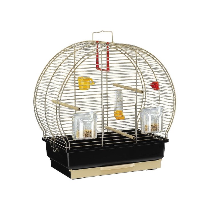LUNA 2 ANTIQUE BRASS CAGE