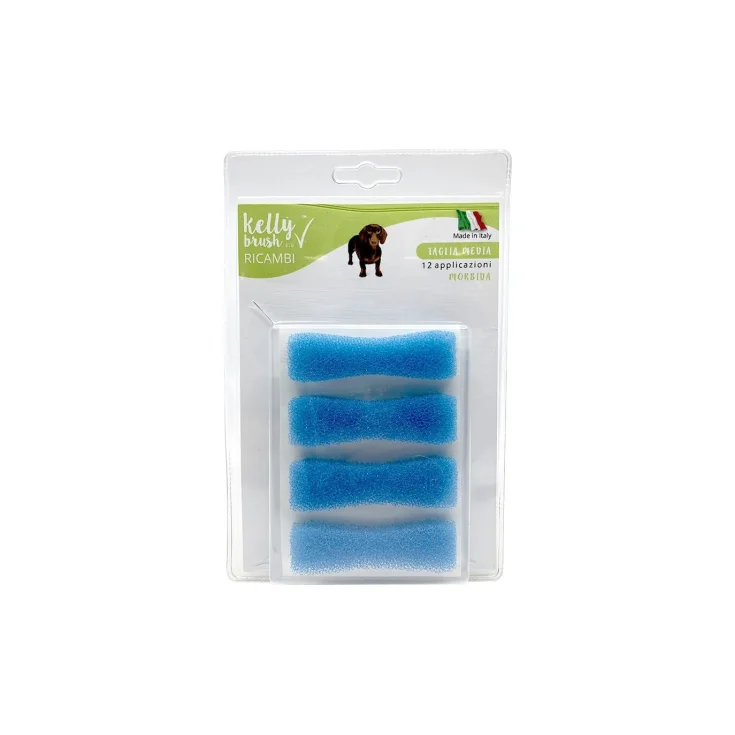 BLUE TOOTHBRUSH SPARE PARTS 12PCS M