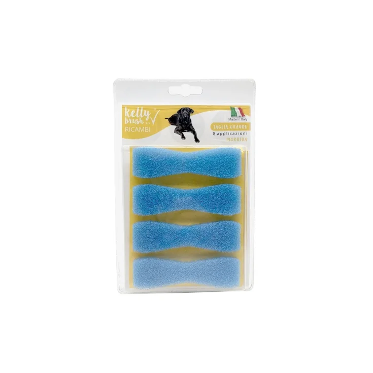 BLUE TOOTHBRUSH SPARE PARTS 8PCS L