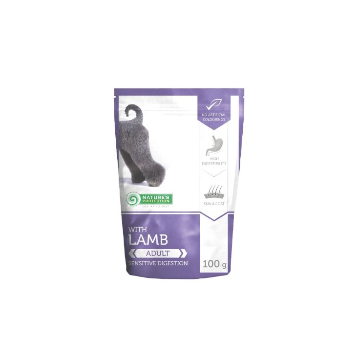 NP POUCH DOG ADULT LAMB 100G