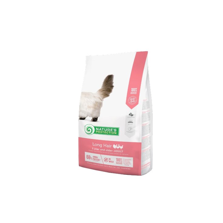 NP CAT LONG HAIR CHICKEN 400G