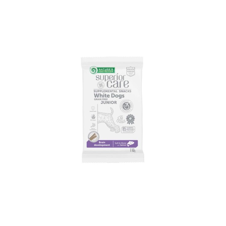 NP SC WHITE DOG SNACK GF JUNIOR 110 GR