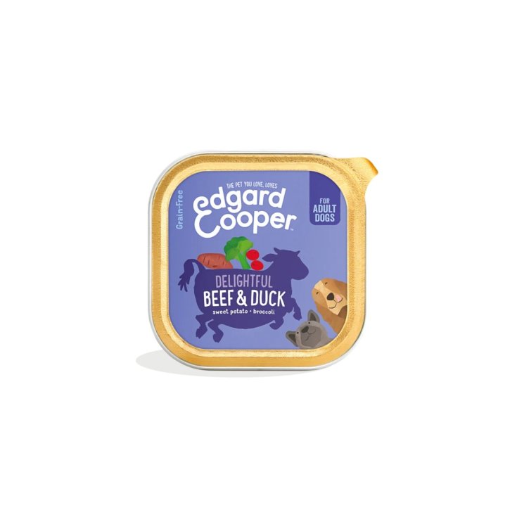 E&C DOG ADULT BEEF/DUCK 150G