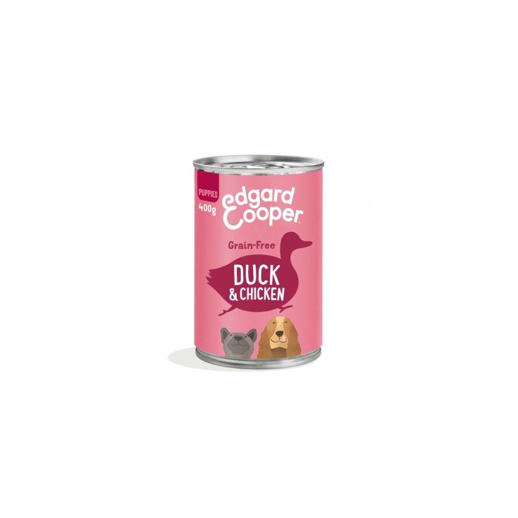 E&C DOG PUPPY DUCK/CHICKEN400G