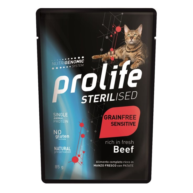 PROLIFE CAT STER AD BEEF 85G