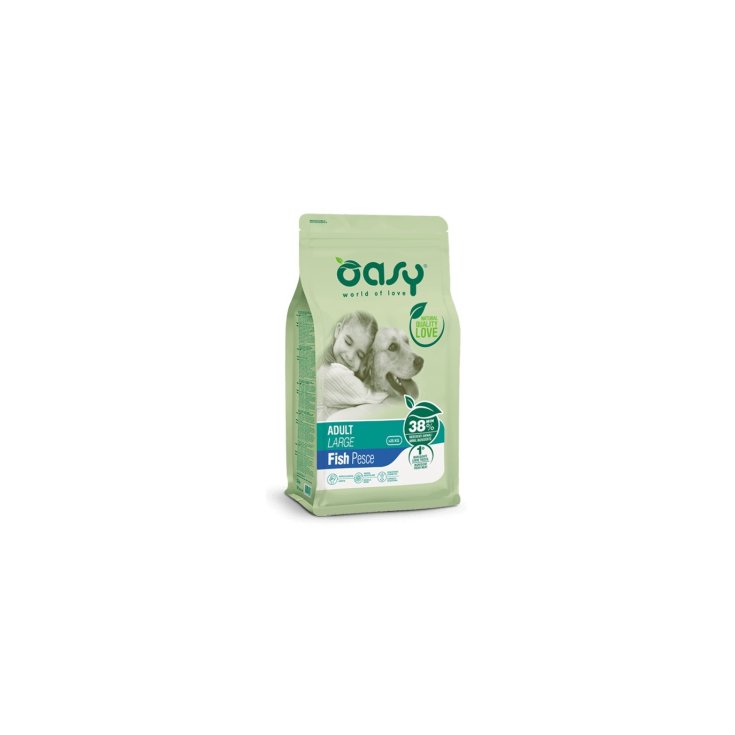 OASY DRY DOG AD L FISH 12KG NP