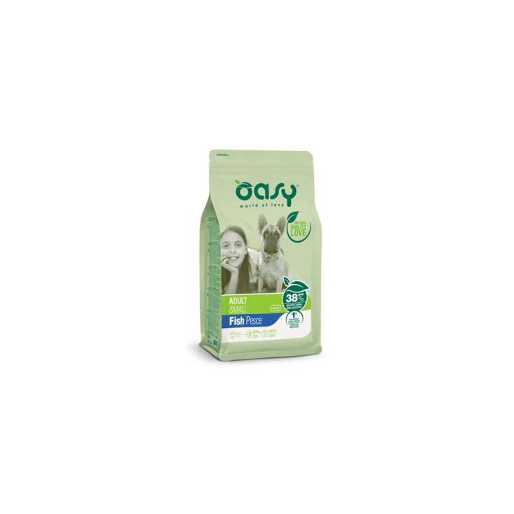 OASY DRY DOG AD S FISH 1KG NP