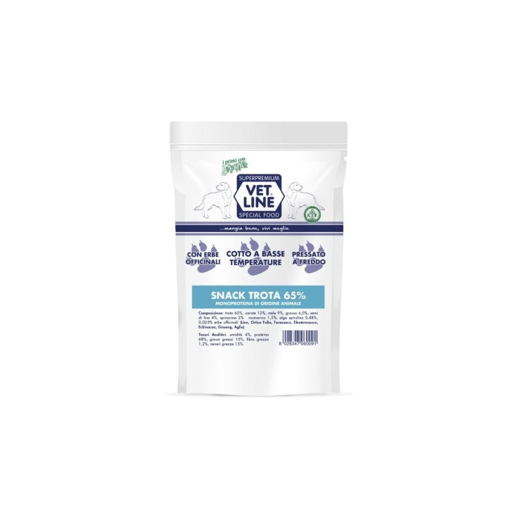 VET LINE SNACK TROUT 80G