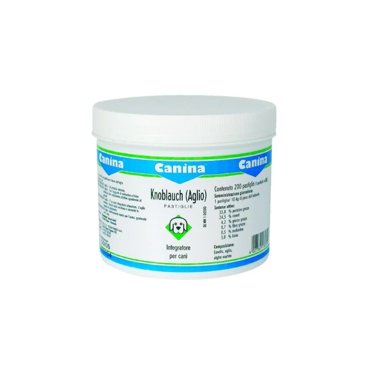 Canina Knoblauch (Garlic) Food Supplement for Dogs 30 Tablets