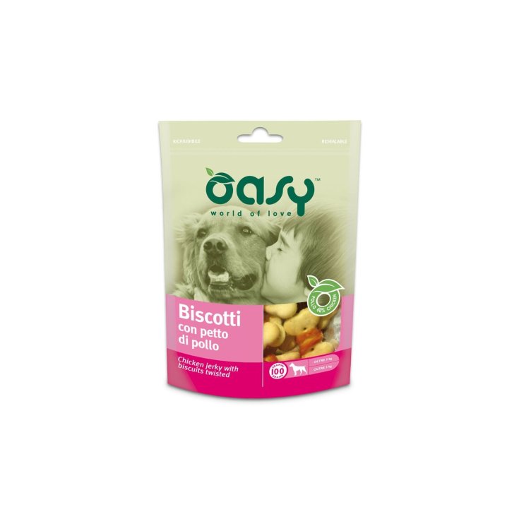 OASY SNACK BISC WITH CHICKEN BREAST