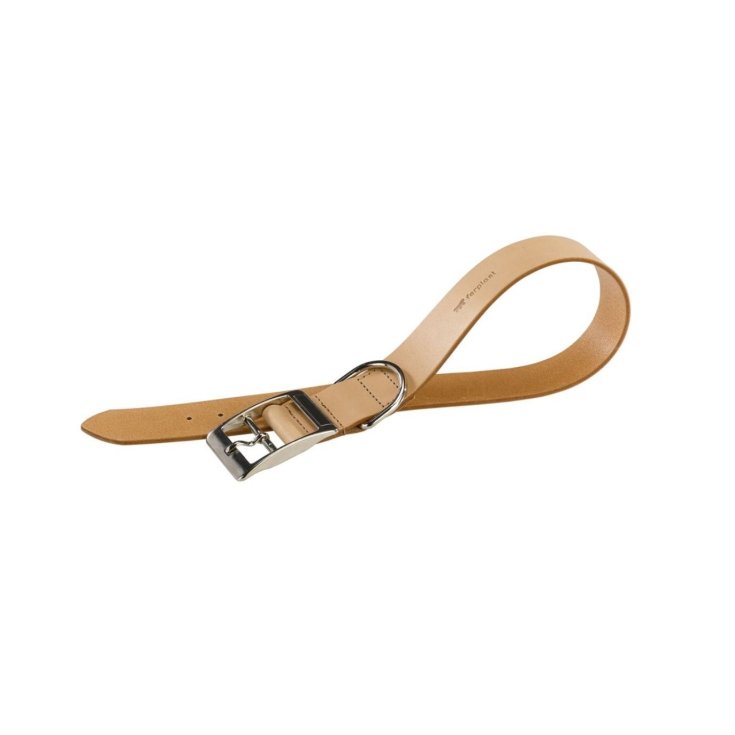 NATURAL C25/53 LEATHER COLLAR
