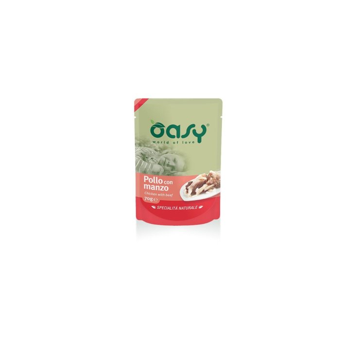 OASY WET CAT CHICKEN WITH BEEF 70G