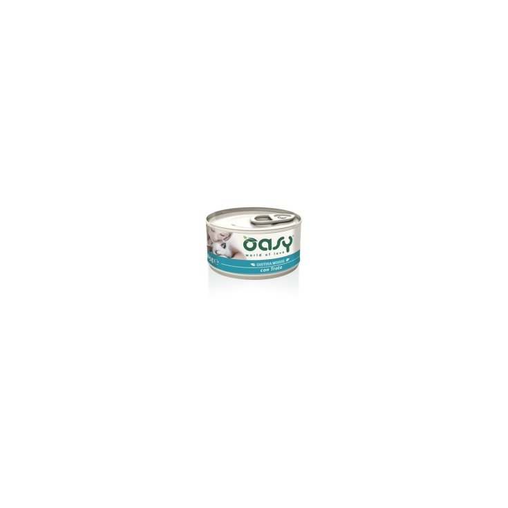 OASY WET CAT MOUSSE WITH TROUT85G