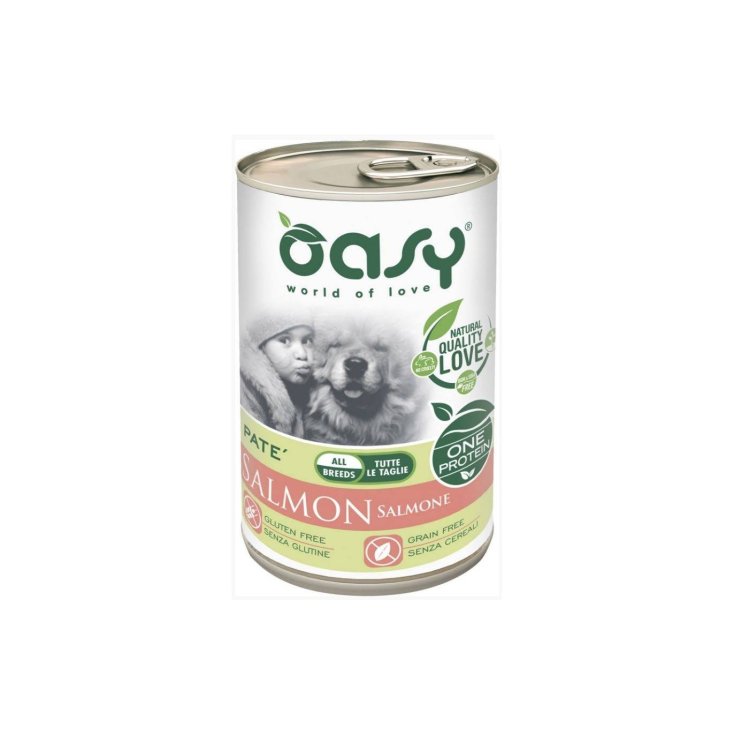 OASY WET DOG ONE SALMON 400G