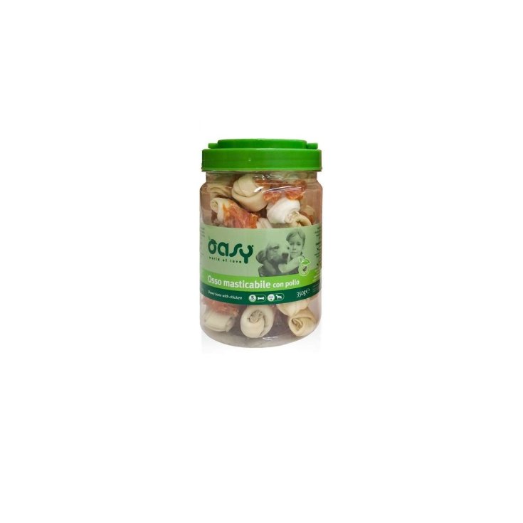 OASY SNACK DOG BONE MASTIC POL