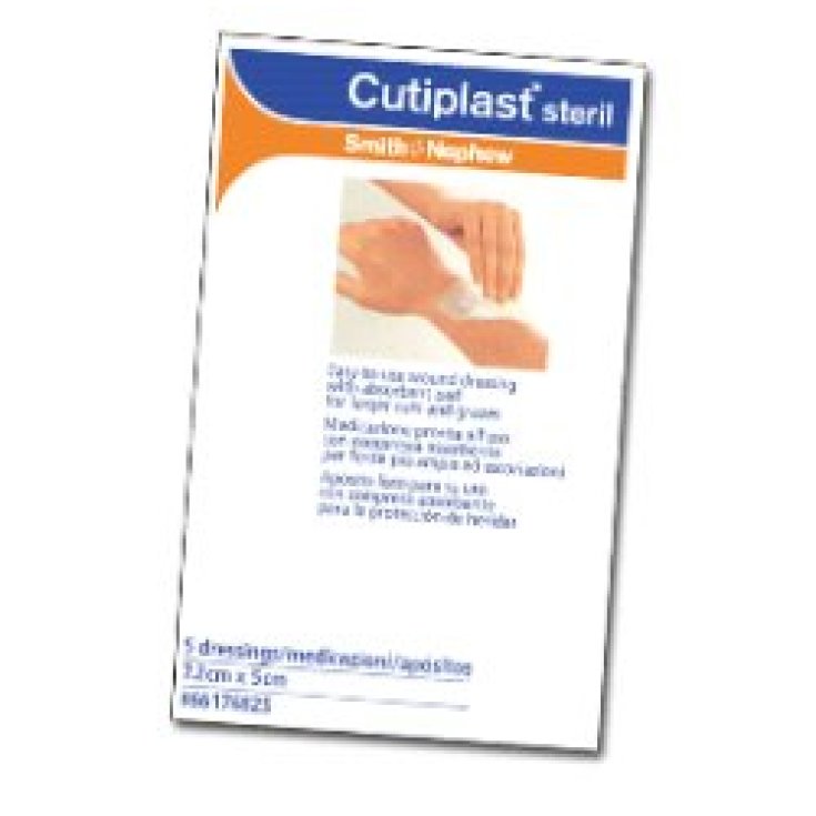 Cutiplast Steril Sterile Tnt Adhesive Dressing With Absorbent Pad 25x10cm 3 Dressings
