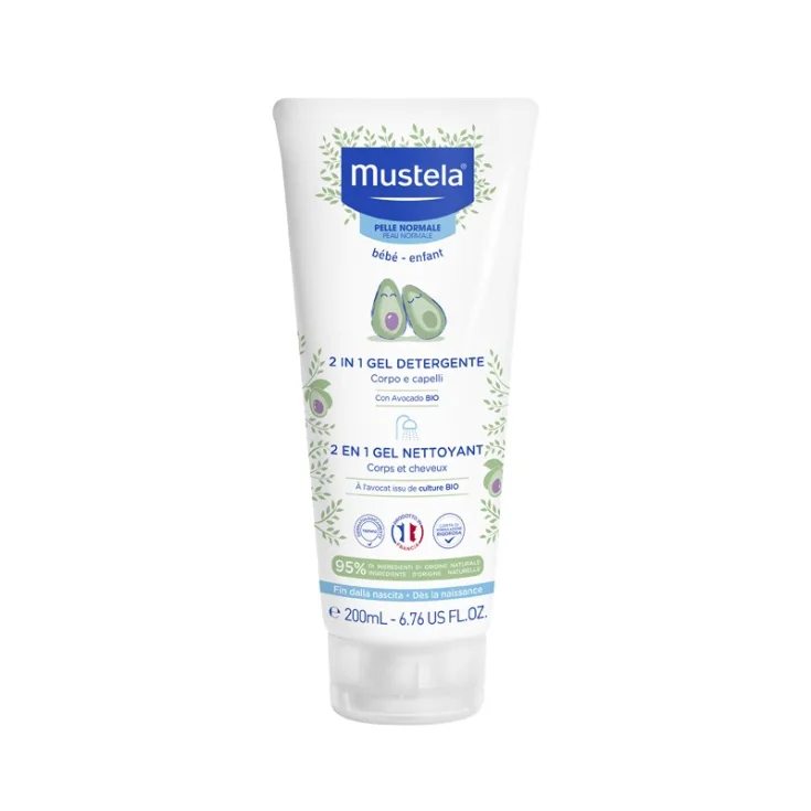 2 In 1 Mustela® Cleansing Gel 200ml 2020