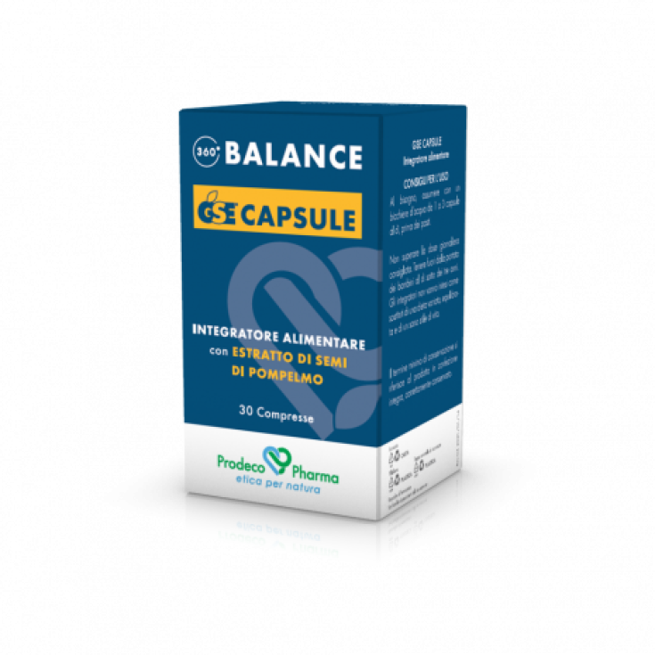 360 BALANCE GSE CAPSULES Prodeco Pharma 30 Capsules