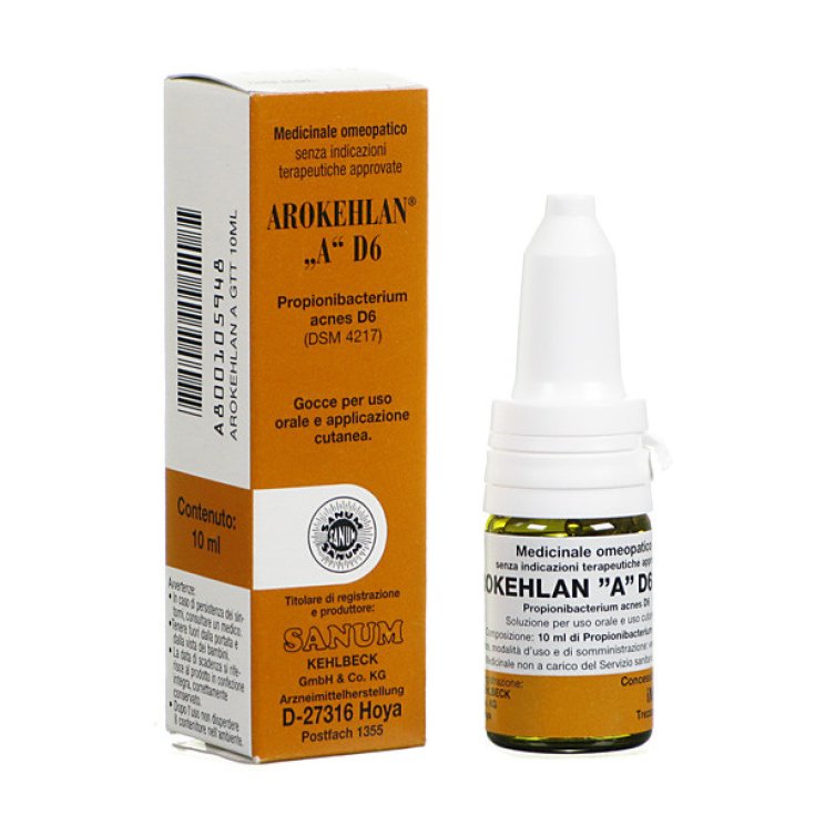 Sanum Arokehlan A D6 Medicianle Homeopathic Drops 10ml