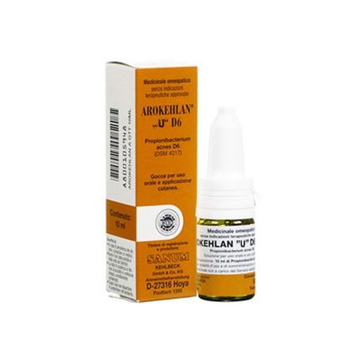 Sanum Arokehlan U D6 Medicianle Homeopathic Drops 10ml