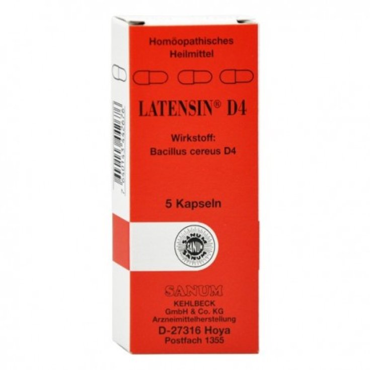 Sanum Latensin D4 Homeopathic Medicine 5 Capsules