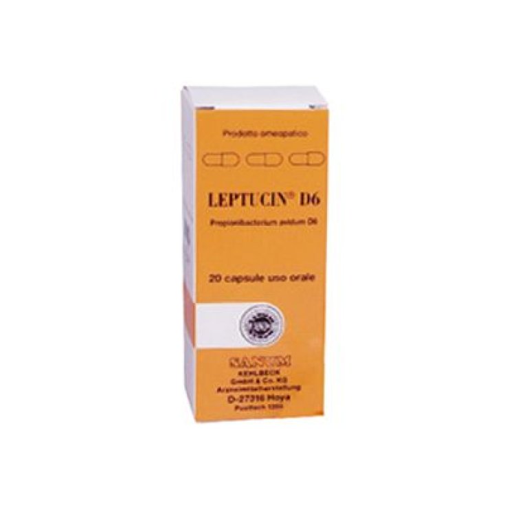 Sanum Leptucin D6 Homeopathic Medicine 20 Capsules