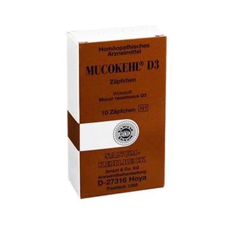 Sanum Mucokehl D3 Homeopathic Medicine 10 Suppositories