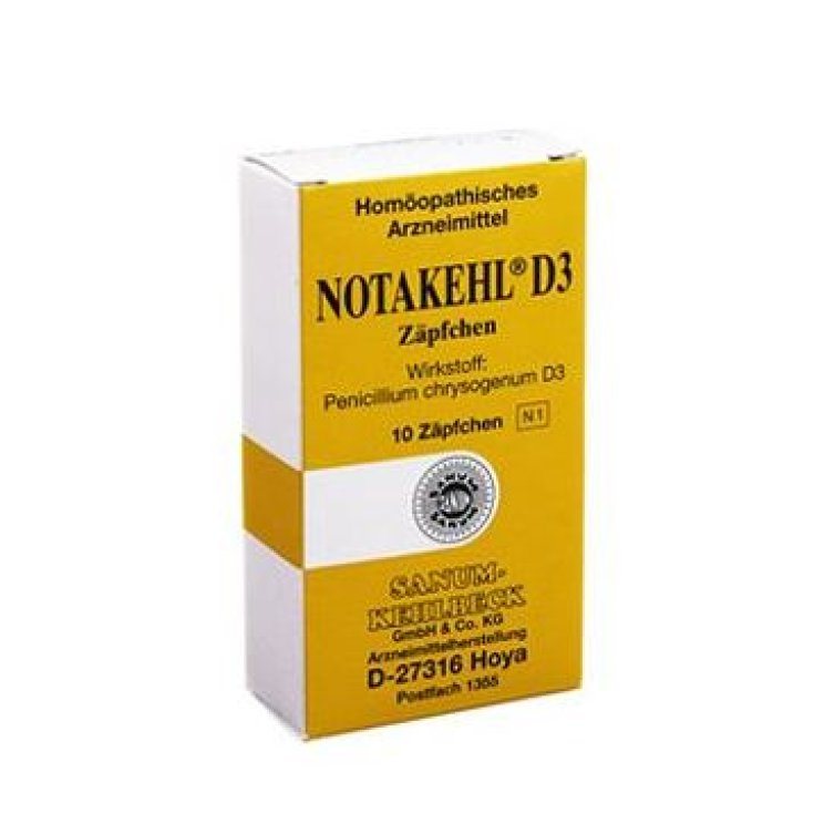 Sanum Notakehl D3 Homeopathic Medicine 10 Suppositories