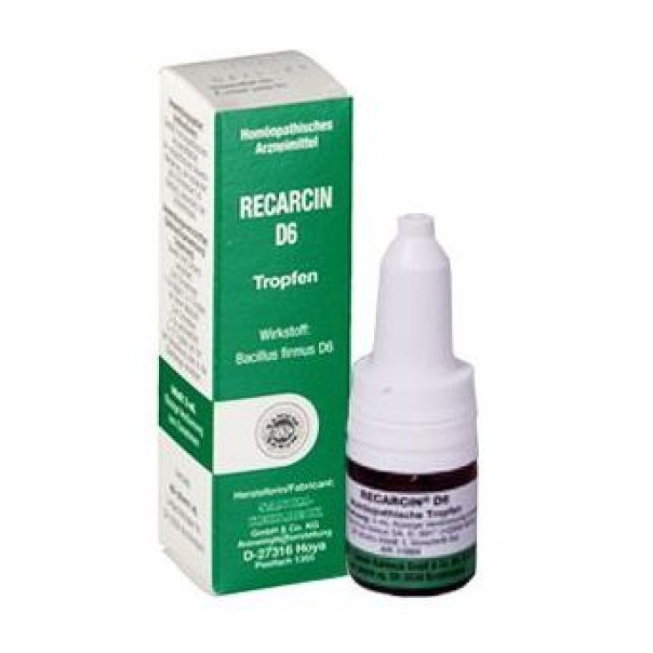Sanum Recarcin D6 Homeopathic Medicine 10 Suppositories