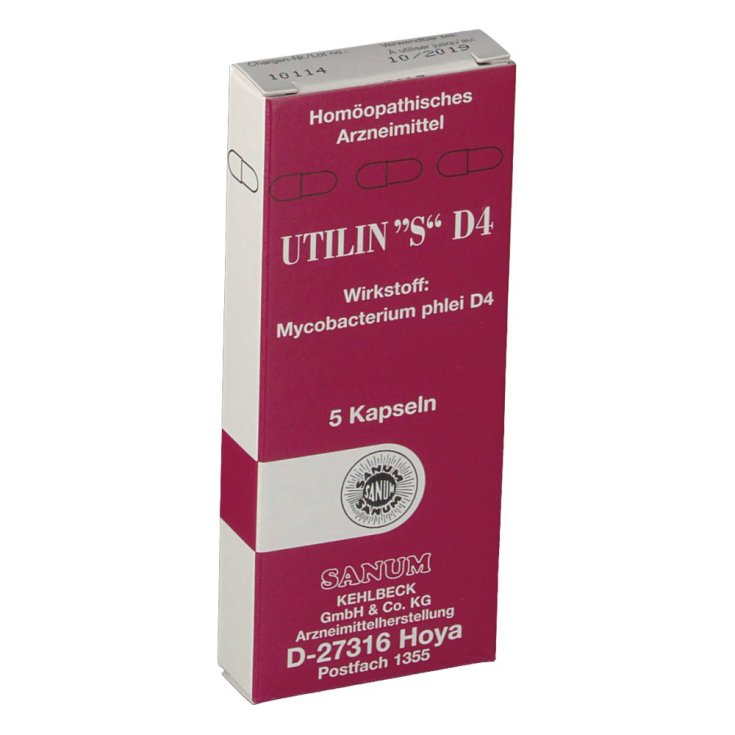 Sanum Utilin S D4 Homeopathic Medicine 5 Capsules