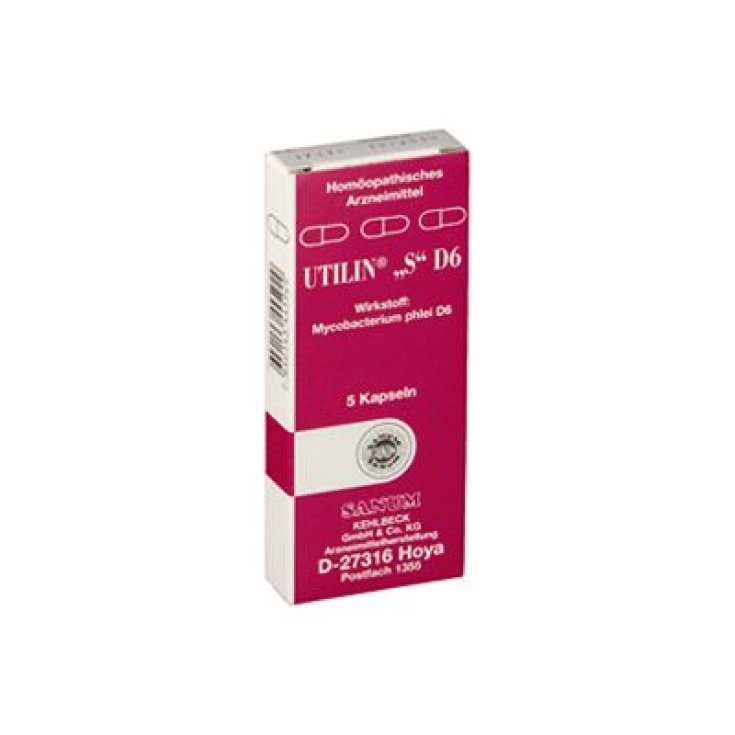 Sanum Utilin S D6 Homeopathic Medicine 5 Capsules