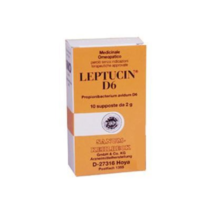 Sanum Leptucin D6 Homeopathic Remedy 10 Suppositories