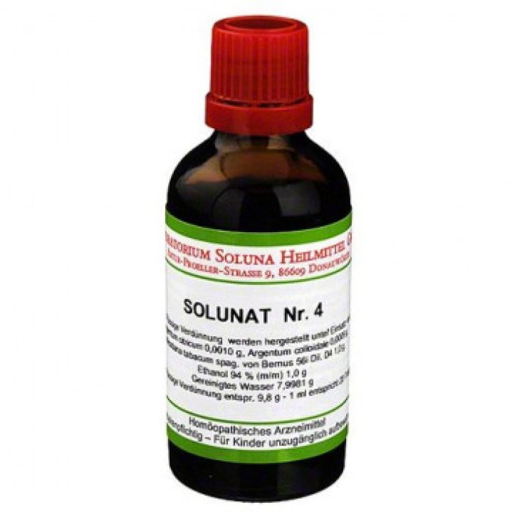 Solunat 4 Drops Homeopathic Remedy 50ml