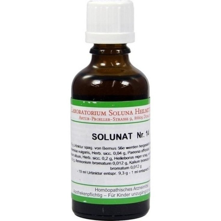 Solunat 14 Homeopathic Drops 50ml