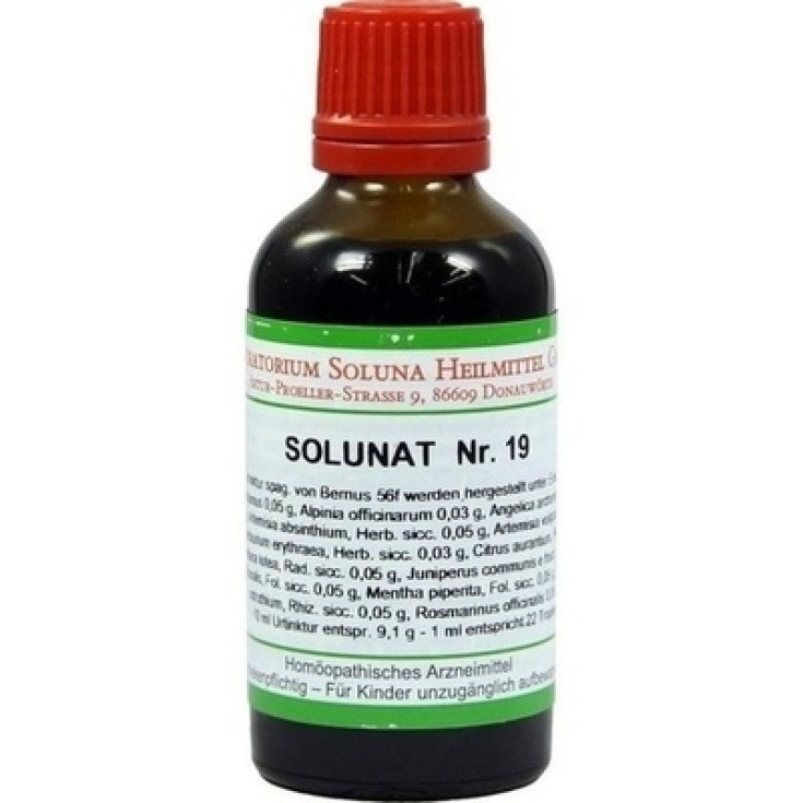 Solunat 19 Drops Homeopathic Remedy 50ml